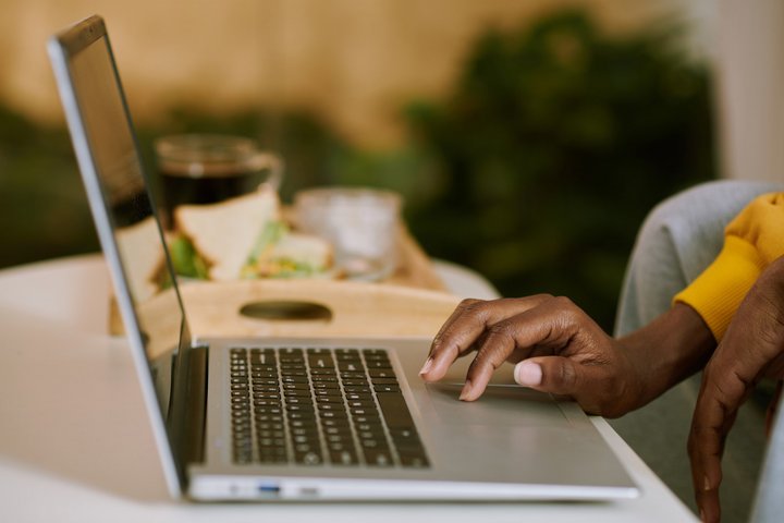 Woman Checking E-mails with email personalization